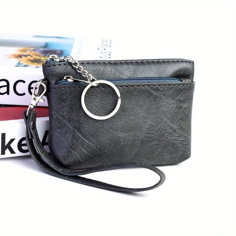 Mini Coin Purse Zipper Clutch Wallet Portable Storage Bag