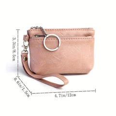 Mini Coin Purse Zipper Clutch Wallet Portable Storage Bag