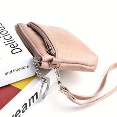 Mini Coin Purse Zipper Clutch Wallet Portable Storage Bag
