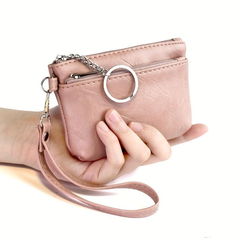 Mini Coin Purse Zipper Clutch Wallet Portable Storage Bag