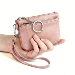 Mini Coin Purse Zipper Clutch Wallet Portable Storage Bag