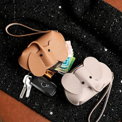 Mini Elephant Coin Purse Clutch Pouch Lightweight Wallet With Wristband