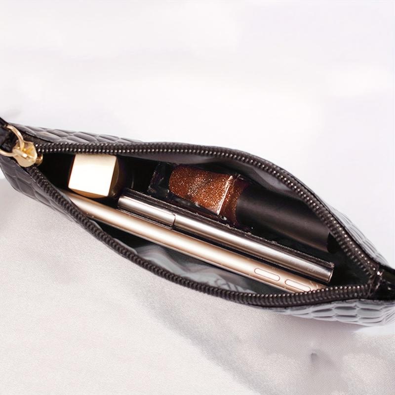 Crocodile Pattern Long Wallet Zipper Clutch Purse