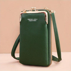 Mini Crossbody Bag Kiss Lock Phone Bag