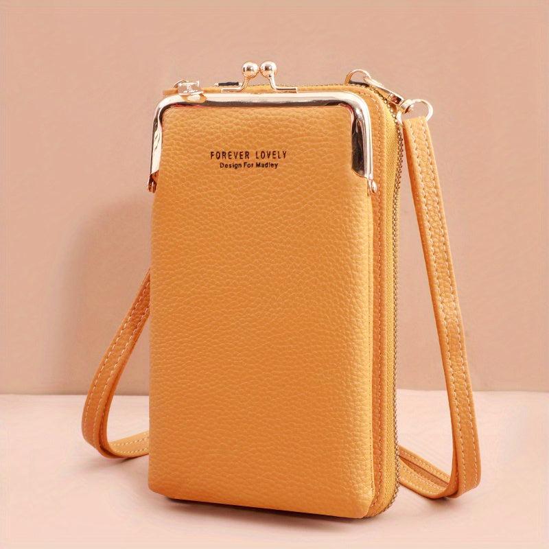 Mini Crossbody Bag Kiss Lock Phone Bag