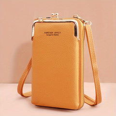Mini Crossbody Bag Kiss Lock Phone Bag