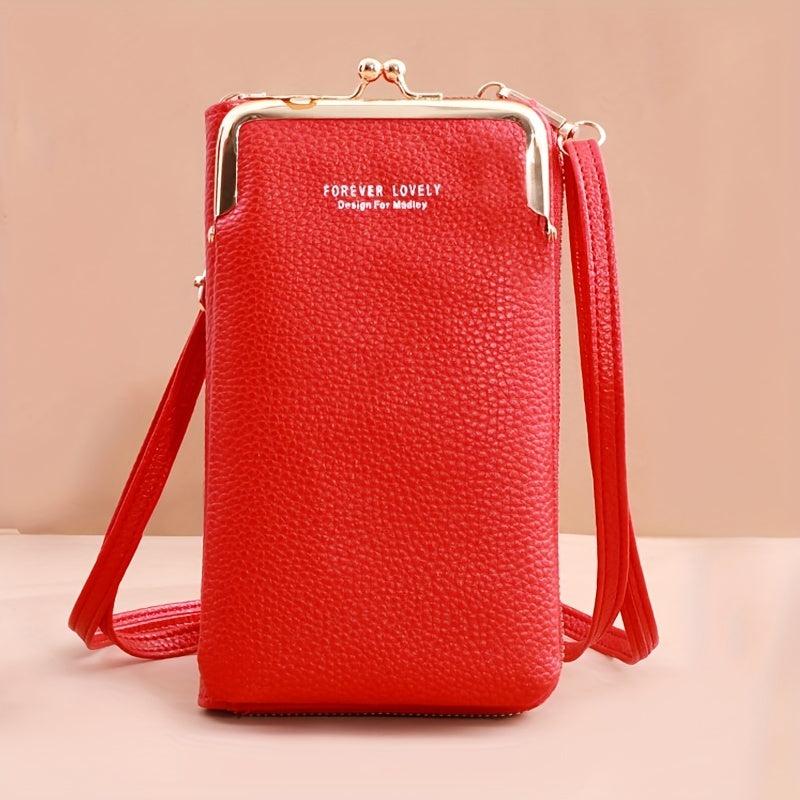 Mini Crossbody Bag Kiss Lock Phone Bag