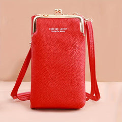 Mini Crossbody Bag Kiss Lock Phone Bag