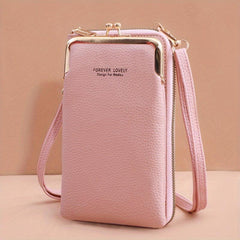 Mini Crossbody Bag Kiss Lock Phone Bag