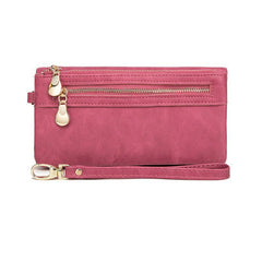 Women's Long Wallet Clutch Coin Purse Solid Purse For Shopping