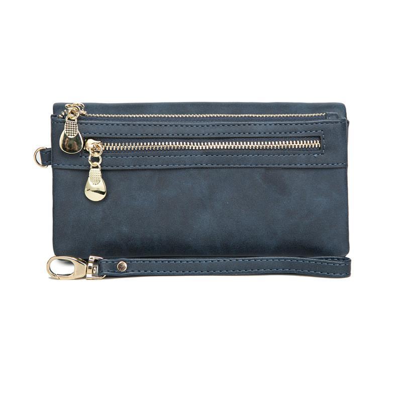 Women's Long Wallet Clutch Coin Purse Solid Purse For Shopping