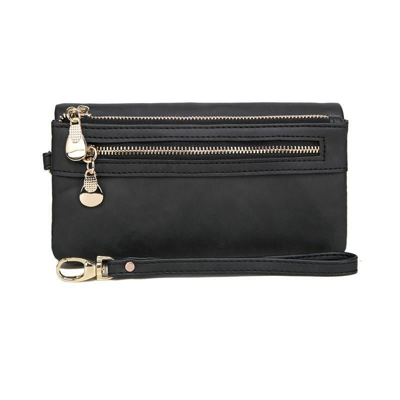 Women's Long Wallet Clutch Coin Purse Solid Purse For Shopping