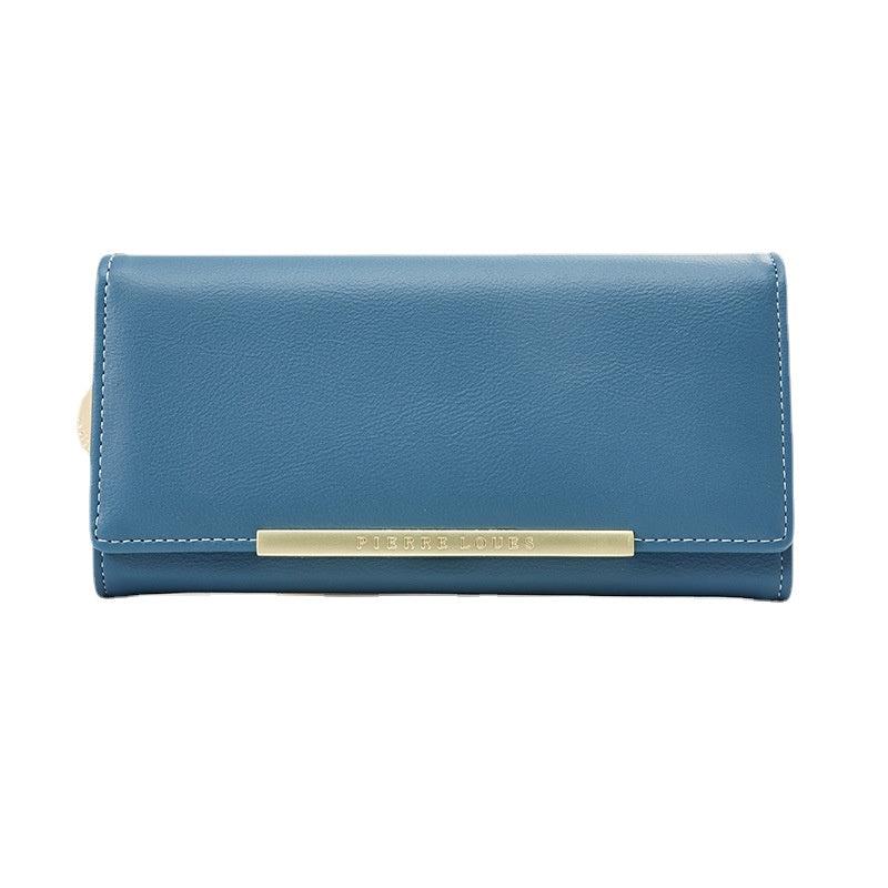 Women's Long Casual Clutch Bifold Wallet With Card Slots