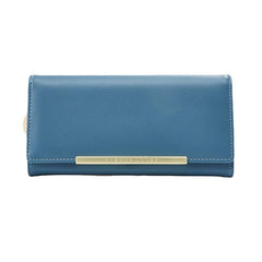Women's Long Casual Clutch Bifold Wallet With Card Slots