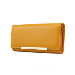 Women's Long Casual Clutch Bifold Wallet With Card Slots