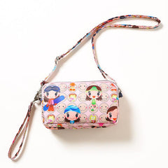 Women's Zipper Coin Purse Mobile Phone Bag Travel Three-layer Zipper Wallet