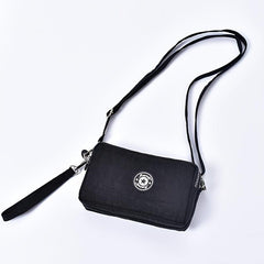 Women's Zipper Coin Purse Mobile Phone Bag Travel Three-layer Zipper Wallet