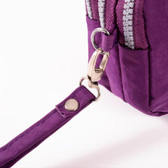 Women's Zipper Coin Purse Mobile Phone Bag Travel Three-layer Zipper Wallet