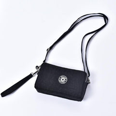 Women's Zipper Coin Purse Mobile Phone Bag Travel Three-layer Zipper Wallet