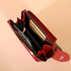 Mini Crossbody Bag Zipper Clutch Wallet for Women