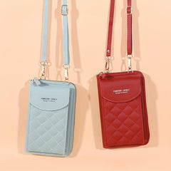 Mini Crossbody Bag Zipper Clutch Wallet for Women
