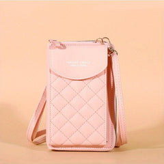 Mini Crossbody Bag Zipper Clutch Wallet for Women
