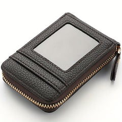 Minimalist Credit Card Wallet Zipper Clutch Coin Purse