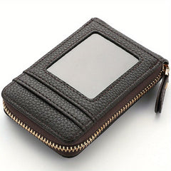 Minimalist Credit Card Wallet Zipper Clutch Coin Purse