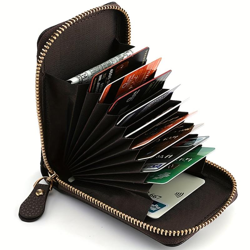 Minimalist Credit Card Wallet Zipper Clutch Coin Purse