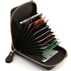 Minimalist Credit Card Wallet Zipper Clutch Coin Purse