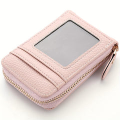 Minimalist Credit Card Wallet Zipper Clutch Coin Purse