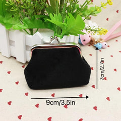 Fluffy Kiss Lock Coin Purse for Women