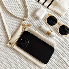 Minimalist Solid Phone Bag Zipper Coin Purse Women's Crossbody Bag