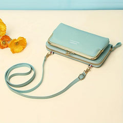 Minimalist Shoulder Bag Kiss Lock Wallet