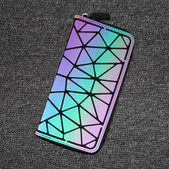 Geometric Diamond Long Wallet