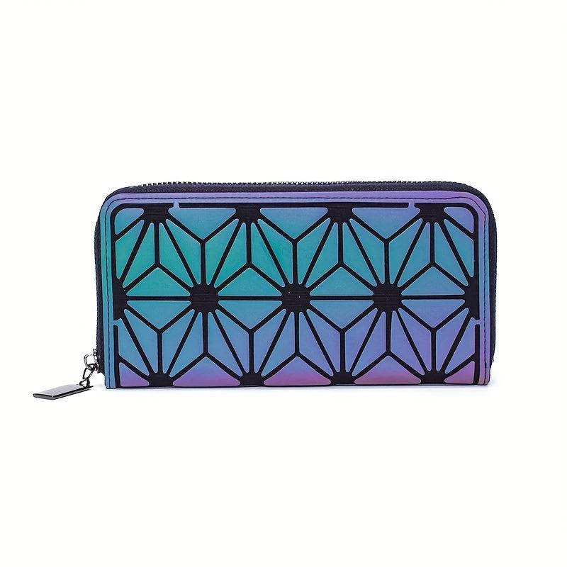 Geometric Diamond Long Wallet