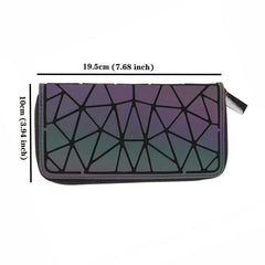 Geometric Diamond Long Wallet
