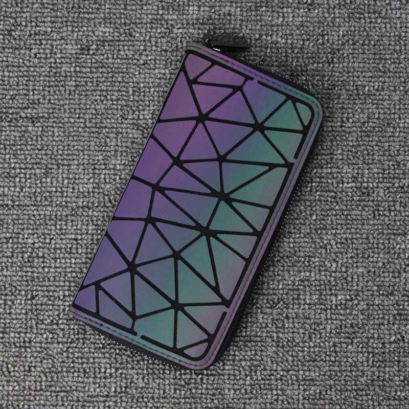 Geometric Diamond Long Wallet