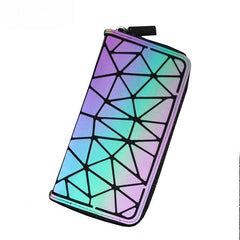 Geometric Diamond Long Wallet