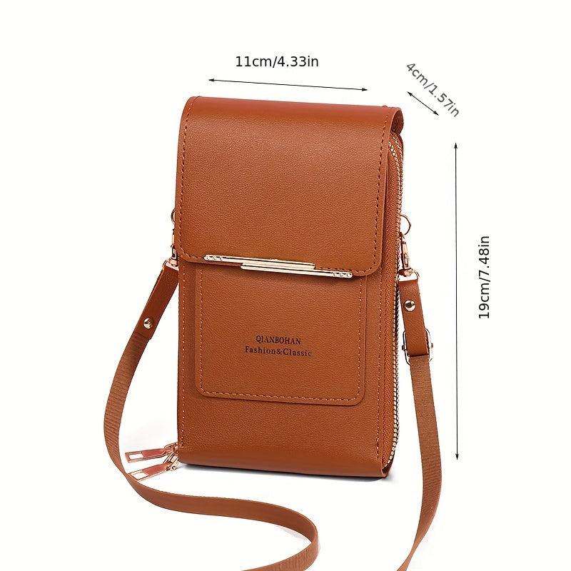 Transparent Touch Screen Phone Bag Crossbody Anti Theft Shoulder Bag