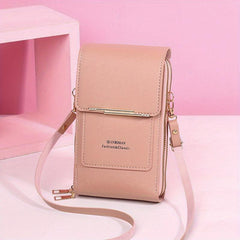 Transparent Touch Screen Phone Bag Crossbody Anti Theft Shoulder Bag