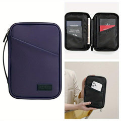 Anti Theft Brush Waterproof Travel Passport Bag