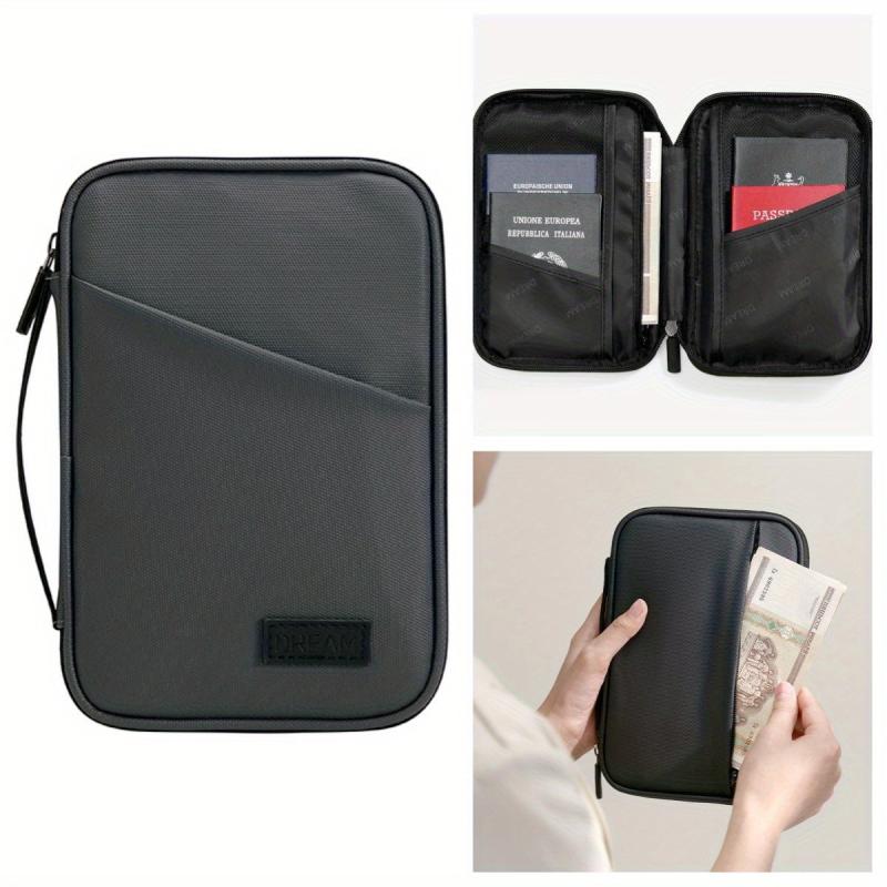 Anti Theft Brush Waterproof Travel Passport Bag