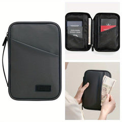 Anti Theft Brush Waterproof Travel Passport Bag