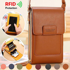 Small Crossbody Handbag for Women with Touch Screen Mobile Phone Bag