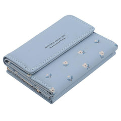 Short Buckled Wallet Women's Coin Purse Large Capacity