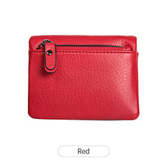 Retro Faux Leather Small Wallet with Snap Button
