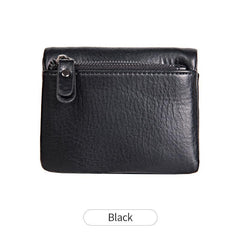 Retro Faux Leather Small Wallet with Snap Button