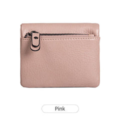 Retro Faux Leather Small Wallet with Snap Button