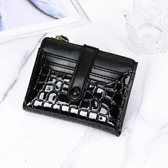 Stone Pattern Short Wallet Women's Card Slots Purse Coin Purse